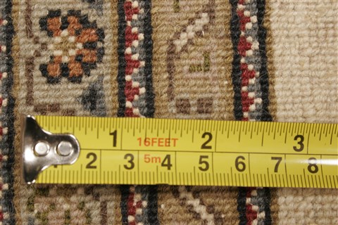 Tabriz Beige Hand Knotted 911 X 136 Area Rug 250-21415 Image 15