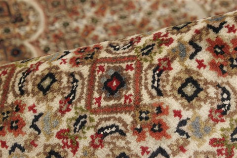 Tabriz Beige Hand Knotted 911 X 136 Area Rug 250-21415 Image 1