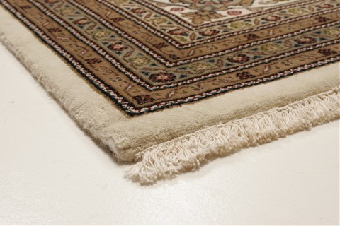 Tabriz Beige Hand Knotted 911 X 136 Area Rug 250-21415 Image 23