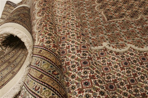 Tabriz Beige Hand Knotted 911 X 136 Area Rug 250-21415 Image 7