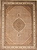 Tabriz Beige Hand Knotted 911 X 136  Area Rug 250-21415 Thumb 0