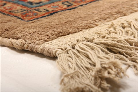 Sarouk Yellow Hand Knotted 82 X 110 Area Rug 100-21416 Image 27