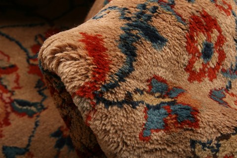 Sarouk Yellow Hand Knotted 82 X 110 Area Rug 100-21416 Image 5