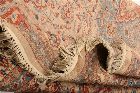 Sarouk Yellow Hand Knotted 82 X 110 Area Rug 100-21416 Image 7