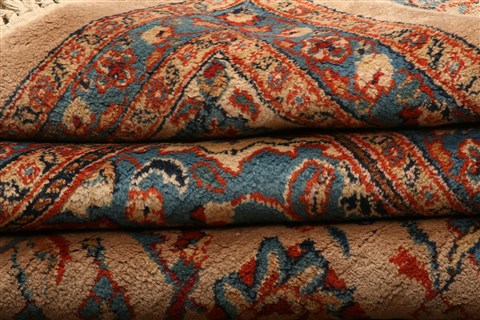 Sarouk Yellow Hand Knotted 82 X 110 Area Rug 100-21416 Image 18