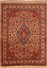 Sarouk Yellow Hand Knotted 82 X 110  Area Rug 100-21416 Thumb 0