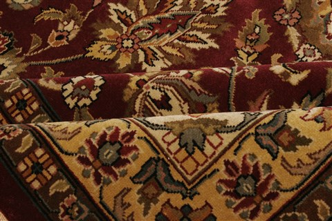 Kashan Red Hand Knotted 100 X 1310 Area Rug 250-21419 Image 14