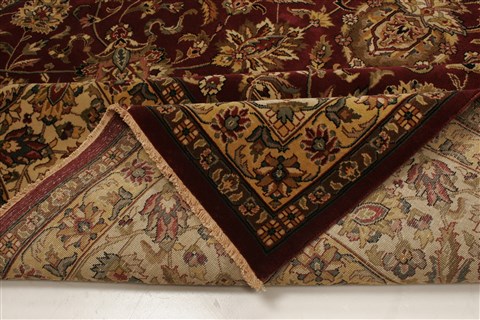 Kashan Red Hand Knotted 100 X 1310 Area Rug 250-21419 Image 15