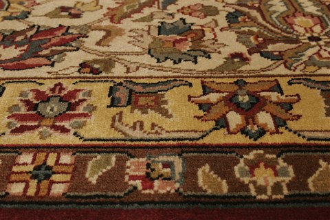 Kashan Red Hand Knotted 100 X 1310 Area Rug 250-21419 Image 18