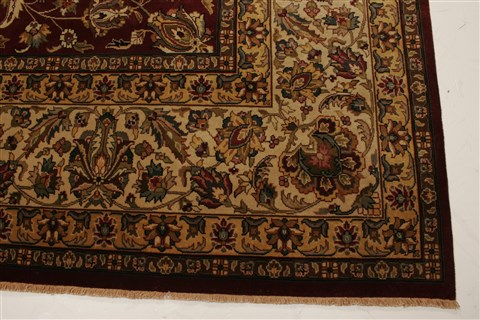 Kashan Red Hand Knotted 100 X 1310 Area Rug 250-21419 Image 21