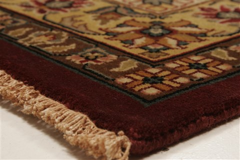 Kashan Red Hand Knotted 100 X 1310 Area Rug 250-21419 Image 23