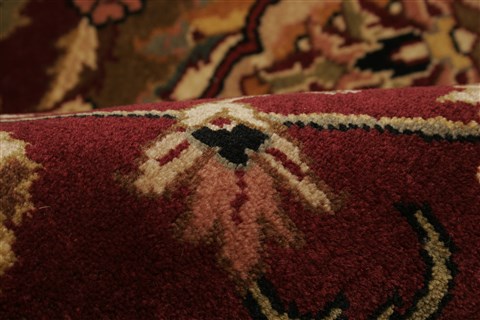 Kashan Red Hand Knotted 100 X 1310 Area Rug 250-21419 Image 3