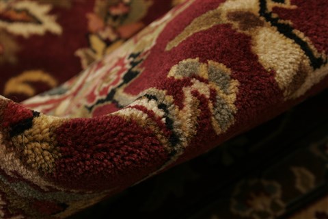 Kashan Red Hand Knotted 100 X 1310 Area Rug 250-21419 Image 4