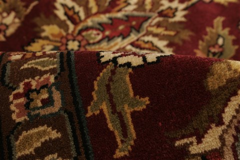 Kashan Red Hand Knotted 100 X 1310 Area Rug 250-21419 Image 5