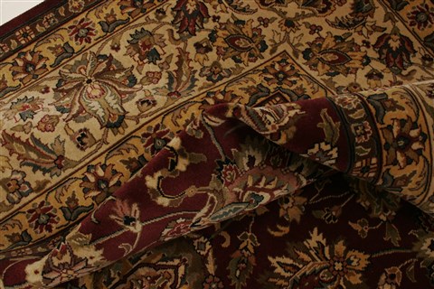 Kashan Red Hand Knotted 100 X 1310 Area Rug 250-21419 Image 8