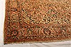 Sarouk Beige Hand Knotted 83 X 103  Area Rug 100-21420 Thumb 1