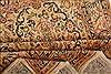 Sarouk Beige Hand Knotted 83 X 103  Area Rug 100-21420 Thumb 11