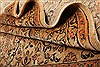 Sarouk Beige Hand Knotted 83 X 103 Area Rug 100-21420 Thumb 14