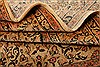 Sarouk Beige Hand Knotted 83 X 103 Area Rug 100-21420 Thumb 16