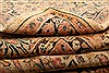 Sarouk Beige Hand Knotted 83 X 103 Area Rug 100-21420 Thumb 18