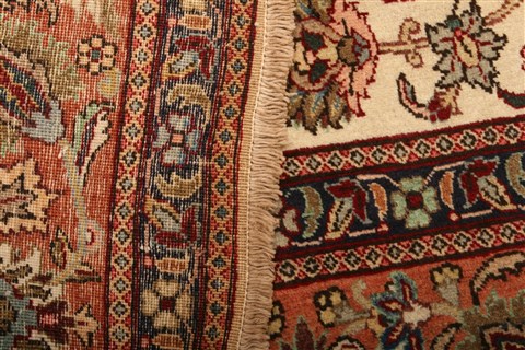 Tabriz Yellow Hand Knotted 79 X 1011 Area Rug 100-21423 Image 10