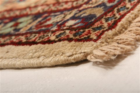 Tabriz Yellow Hand Knotted 79 X 1011 Area Rug 100-21423 Image 12