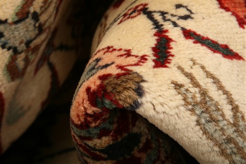 Tabriz Yellow Hand Knotted 79 X 1011 Area Rug 100-21423 Image 2