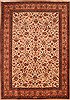 Tabriz Yellow Hand Knotted 79 X 1011 Area Rug 100-21423 Thumb 0