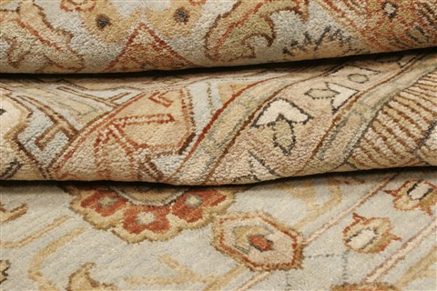 Chobi Beige Hand Knotted 100 X 140 Area Rug 250-21426 Image 10