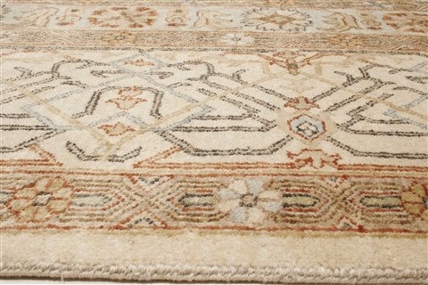Chobi Beige Hand Knotted 100 X 140 Area Rug 250-21426 Image 15
