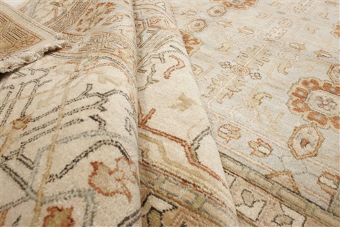Chobi Beige Hand Knotted 100 X 140 Area Rug 250-21426 Image 8