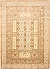 Chobi Beige Hand Knotted 100 X 140 Area Rug 250-21426 Thumb 0