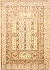 Chobi Beige Hand Knotted 100 X 140  Area Rug 250-21426 Thumb 0