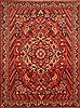 Bakhtiar Red Hand Knotted 85 X 113  Area Rug 100-21429 Thumb 0