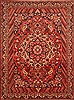 Bakhtiar Red Hand Knotted 85 X 113 Area Rug 100-21429 Thumb 0