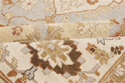 Serapi Blue Hand Knotted 100 X 1310 Area Rug 250-21430 Image 8