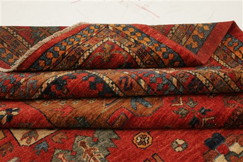 Kazak Red Hand Knotted 105 X 1210 Area Rug 250-21435 Image 10