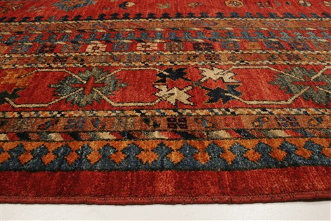 Kazak Red Hand Knotted 105 X 1210 Area Rug 250-21435 Image 14