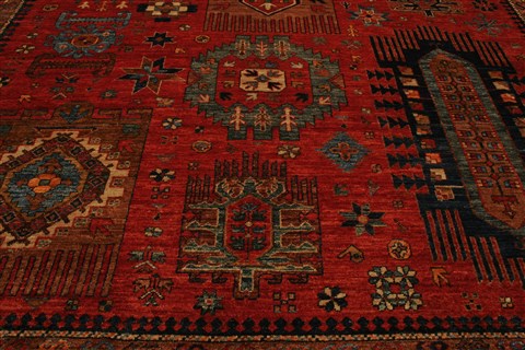 Kazak Red Hand Knotted 105 X 1210 Area Rug 250-21435 Image 17