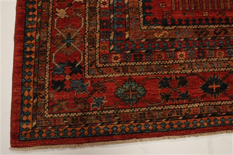 Kazak Red Hand Knotted 105 X 1210 Area Rug 250-21435 Image 19