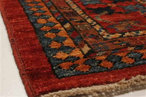 Kazak Red Hand Knotted 105 X 1210 Area Rug 250-21435 Image 20