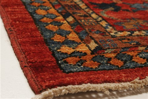 Kazak Red Hand Knotted 105 X 1210 Area Rug 250-21435 Image 22