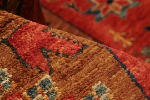 Kazak Red Hand Knotted 105 X 1210 Area Rug 250-21435 Image 4