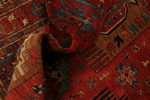 Kazak Red Hand Knotted 105 X 1210 Area Rug 250-21435 Image 5