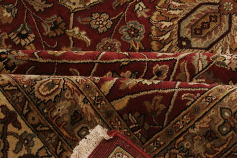 Tabriz Red Hand Knotted 911 X 132  Area Rug 250-21437 Image 12
