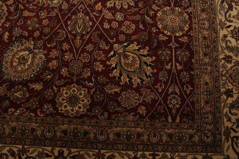 Tabriz Red Hand Knotted 911 X 132  Area Rug 250-21437 Image 19