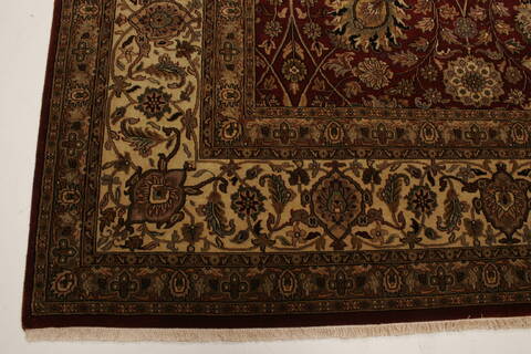Tabriz Red Hand Knotted 911 X 132  Area Rug 250-21437 Image 20