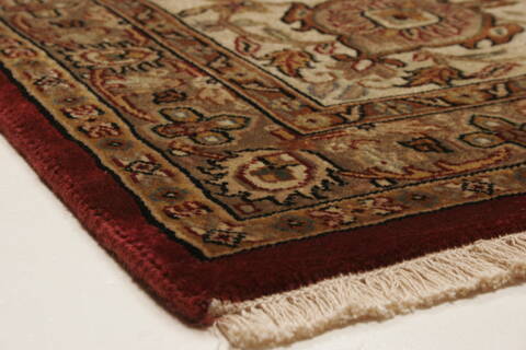 Tabriz Red Hand Knotted 911 X 132  Area Rug 250-21437 Image 21