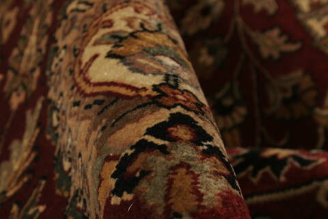 Tabriz Red Hand Knotted 911 X 132  Area Rug 250-21437 Image 2