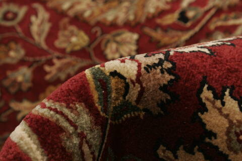 Tabriz Red Hand Knotted 911 X 132  Area Rug 250-21437 Image 3